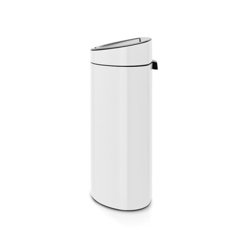Бак Brabantia Touch Bin New мусорный, белый, 40 л на VALLES.TOP