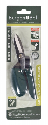 Мини-ножницы Burgon & Ball Ergo Deadheader для цветов на VALLES.TOP