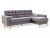 Диван-кровать Gala Collezione Nappa угловой в ткани на VALLES.TOP