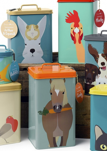 Контейнер Burgon & Ball Pony Tin Creaturewares для хранения корма на VALLES.TOP
