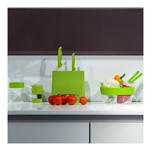Подставка для ножей BODUM Bistro, цвет зеленый на VALLES.TOP