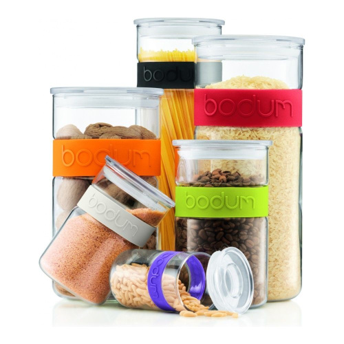 Банка BODUM Presso для хранения черная, 0,6 л на VALLES.TOP