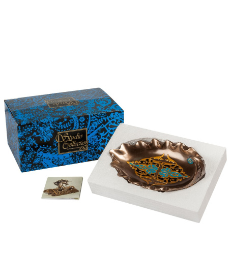 Блюдо Veronese WS-533 с орнаментом на VALLES.TOP