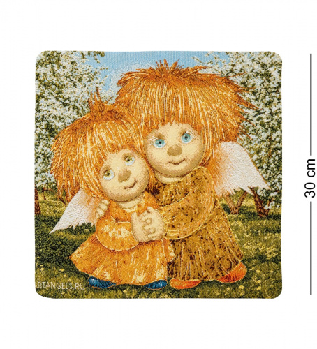 Наволочка Artangels Ангелы единения, гобеленовая, 30х30 см на VALLES.TOP