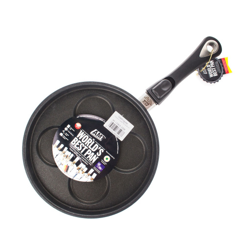 Сковорода AMT Gastroguss Frying Pans для оладьев, со съемной ручкой на VALLES.TOP