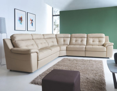 Диван Gala Collezione Toledo угловой в коже на VALLES.TOP