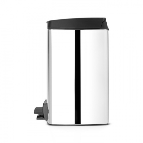 Бак Brabantia мусорный, прямоугольный, стальной полированный, 10 л на VALLES.TOP