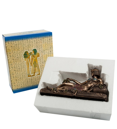 Статуэтка Veronese Клеопатра на ложе WS-449 на VALLES.TOP