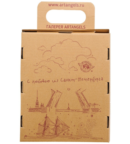 Жикле Artangels Два совенка, 18х24 см на VALLES.TOP