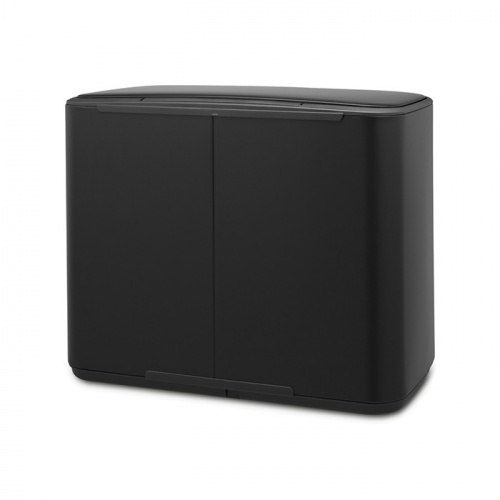 Бак Brabantia Pedal Bin Bo мусорный, черный матовый, 36 л на VALLES.TOP
