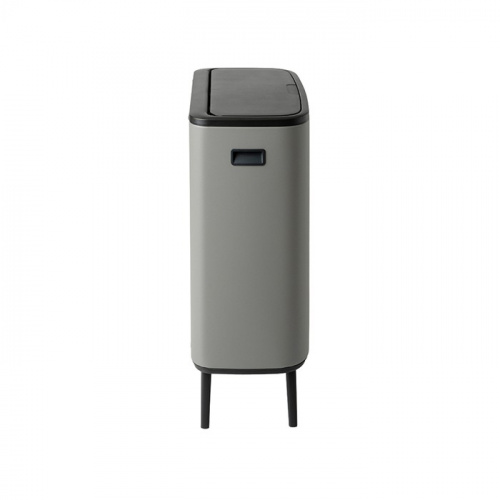 Бак Brabantia Touch Bin Bo Hi мусорный, минерально-серый, 2х30 л на VALLES.TOP