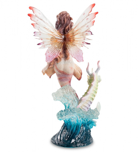 Статуэтка Veronese Русалка и морской конек WS-552 на VALLES.TOP