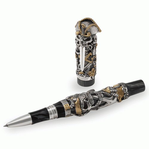 Ручка-роллер Montegrappa Pirates silver на VALLES.TOP