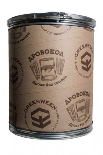 Дровокол GreenWeen универсальный, с полукольцом, в тубусе, черный на VALLES.TOP