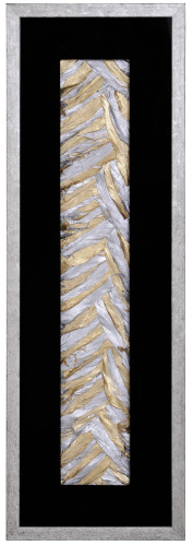 Панно Mart Gallery Переливы 3 с серебряной рамой на VALLES.TOP