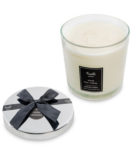 Свеча Fumare Цветение апельсина, в стекле с крышкой, 15 см на VALLES.TOP