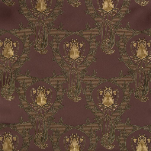Ткань Galleria Arben Art Nouveau TIFFANY BURGUNDY на VALLES.TOP