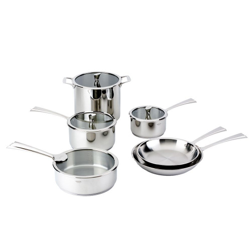 Крышка CRISTEL Casteline fixed handle плоская, с ручкой из нержавеющей стали, диаметр 20 см на VALLES.TOP