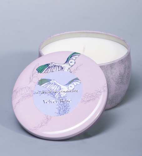 Свеча Бархатная роза, ароматическая на VALLES.TOP