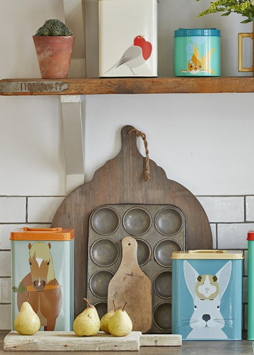 Контейнер Burgon & Ball Rabbit & Guinea Pig Tin Creaturewares для хранения корма на VALLES.TOP
