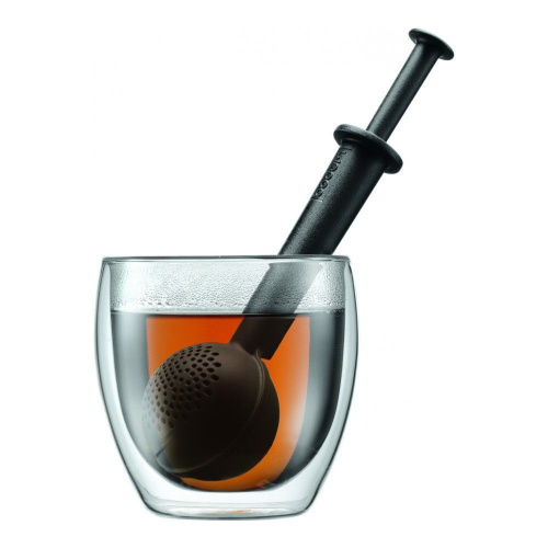 Ситечко Bodum Bistro для заваривания чая черное на VALLES.TOP