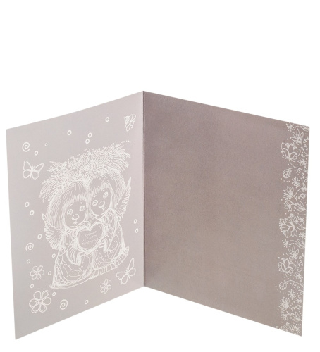 ANG-333 Открытка "Подарю тебе счастье" 15х17 на VALLES.TOP