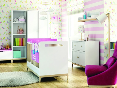 Комод Timoore Elle 2-дверный, с 1 ящиком на VALLES.TOP