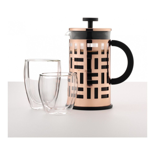 Кофейник Bodum Eileen френч-пресс, медный 1 л на VALLES.TOP