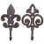 Крючки Esschert Design Fleur-de-Lis настенные на VALLES.TOP