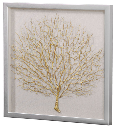 Панно Mart Gallery Кораллы 4 золотое на VALLES.TOP