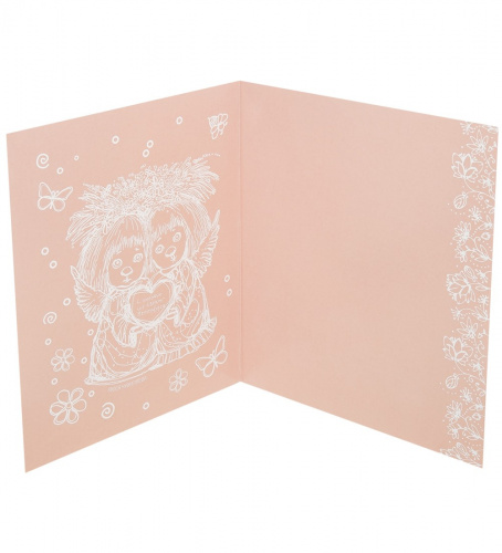 ANG-467 Открытка "Ангел хорошего настроения" 15х17 на VALLES.TOP