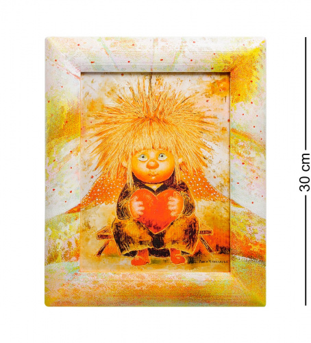 Жикле Artangels Ангел любящего сердца, в раме, 25х30 см на VALLES.TOP