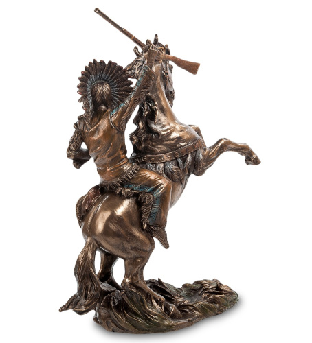 Статуэтка Veronese Индеец на коне WS-444 на VALLES.TOP
