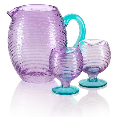 Кувшин IVV Multicolor для воды, аметист и бирюза, 1,5 л на VALLES.TOP