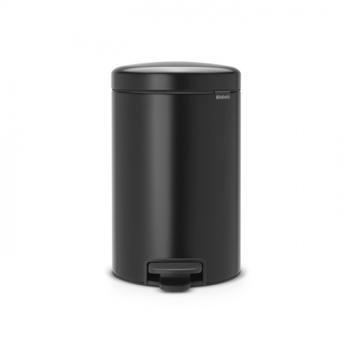 Бак Brabantia newicon мусорный, черный матовый, 12 л на VALLES.TOP