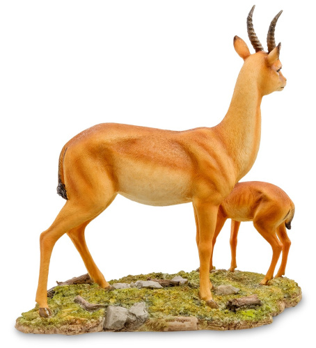 Статуэтка Veronese Газель с детенышем WS-774 на VALLES.TOP