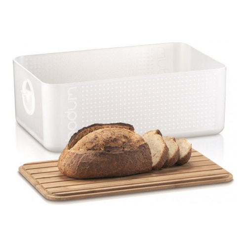 Хлебница Bodum Bistro, цвет белый на VALLES.TOP