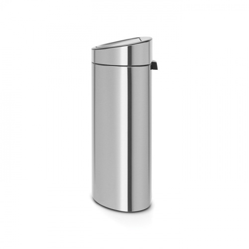 	 Бак Brabantia Touch Bin New мусорный, двухсекционный, стальной матовый, 10/23 л на VALLES.TOP