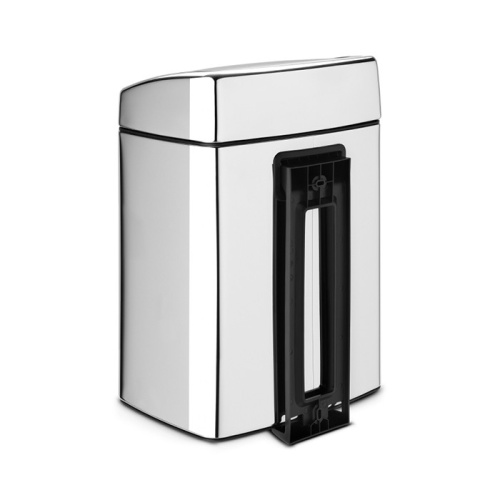 Бак Brabantia Touch Bin New мусорный, прямоугольный, полированная сталь, 10 л на VALLES.TOP