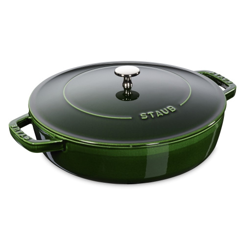 Сотейник STAUB с крышкой, диаметр 28 см на VALLES.TOP