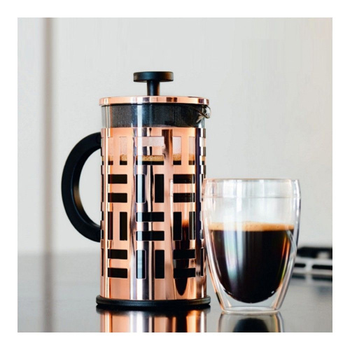 Кофейник Bodum Eileen френч-пресс, медный 1 л на VALLES.TOP