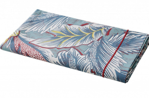 Белье Blanc des Vosges Djakarta постельное, бирюзовое, евро на VALLES.TOP