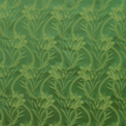 Ткань Galleria Arben Exclusive DAMASK 050 col 2006 GREEN des.1432 130 cm на VALLES.TOP