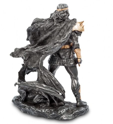 Статуэтка Veronese Викинг и дракон WS-38 на VALLES.TOP