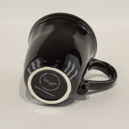 Кружка Value Ceramic черная, 360 мл на VALLES.TOP
