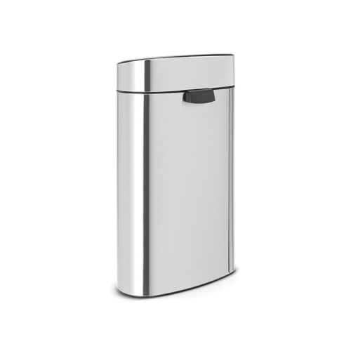 Бак Brabantia Touch Bin New мусорный, двухсекционный, стальной матовый, FPP, 10/23 л на VALLES.TOP