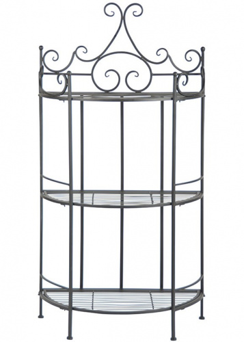 Этажерка Esschert Design для цветов полукруглая, металлическая на VALLES.TOP