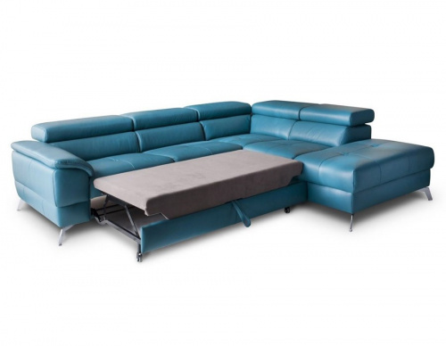Диван Gala Collezione Catania угловой, кожаный на VALLES.TOP