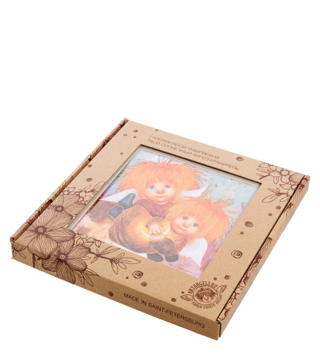 Панно Artangels Исполняющие желания керамическое, 21х21 см на VALLES.TOP