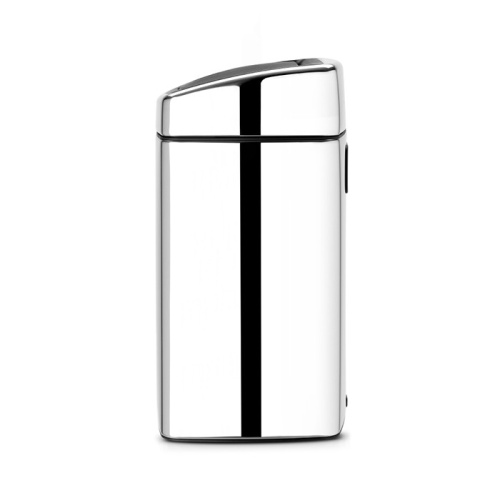 Бак Brabantia Touch Bin New мусорный, прямоугольный, полированная сталь, 10 л на VALLES.TOP